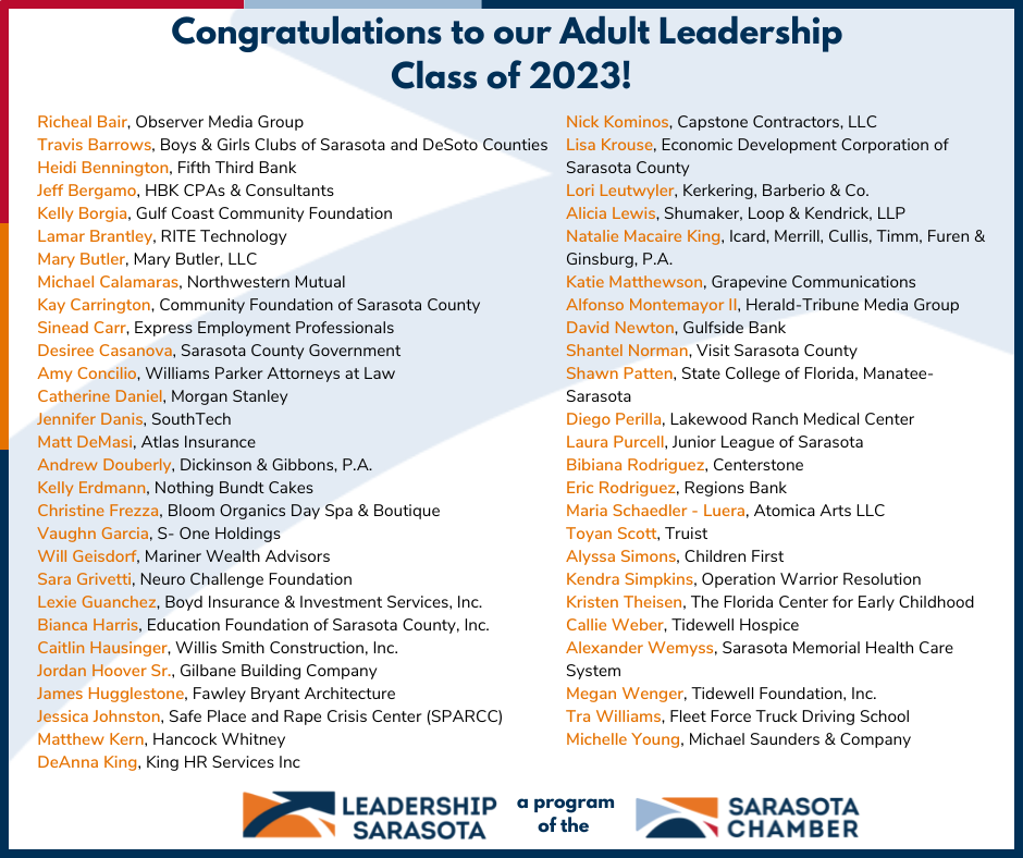 CDO Joins Leadership Sarasota Class of 2023