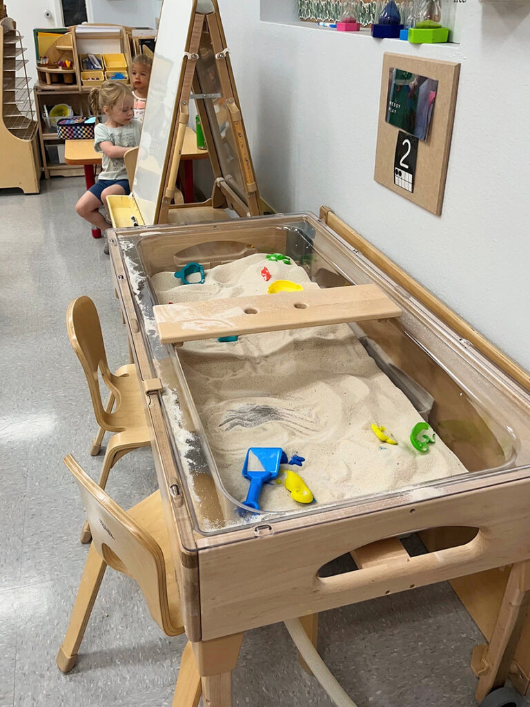 The new Reggio Emilia classroom at Starfish Academy.